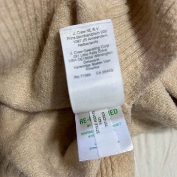 J Crew Beige Turtleneck Sweater - Picture 4 of 5